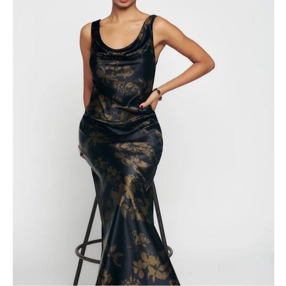 NWT NEW Reformation Annabelle Silk Dress - Picture 2 of 9